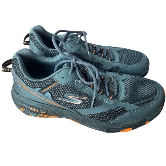 Skechers Other - Skechers Ultralight Water
Resistant Gray Orange Men's 7.5